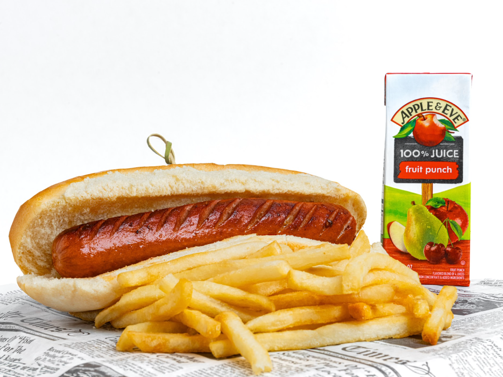 Beef Hotdog + Fries