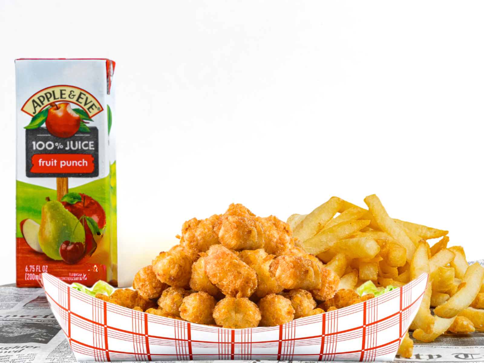 Popcorn Chicken + Fries